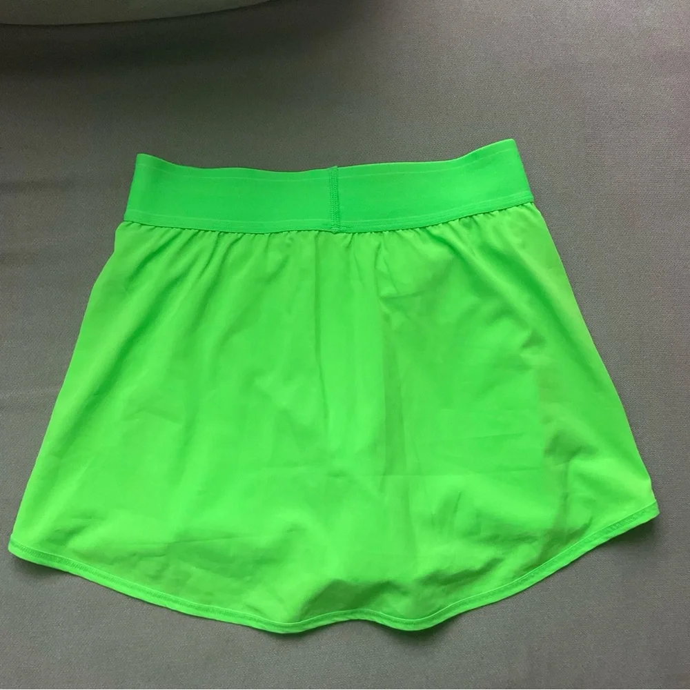 Alo Yoga Match Point Tennis Skirt Green Glow XS